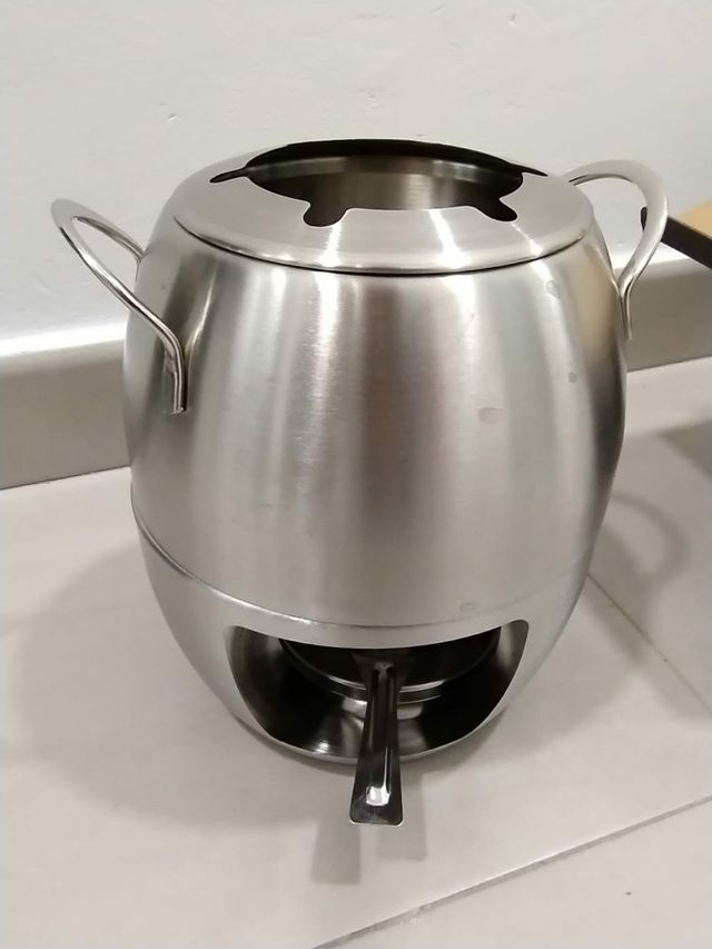 Juego de fondue con 6 tenedores