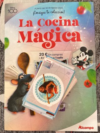 CROMOS ALCAMPO la cocina magica disney