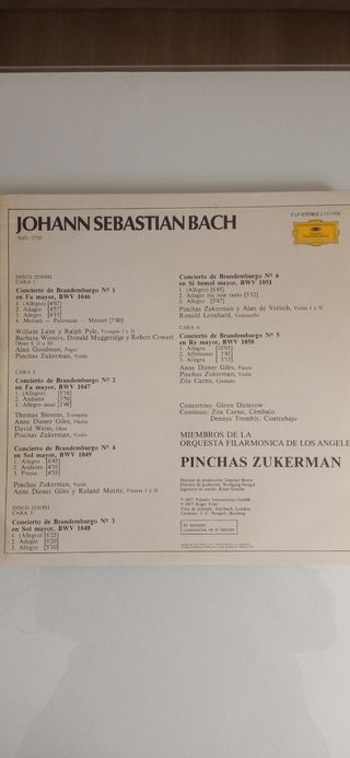 J.S.BACH (Vinilos, Deutsche Grammophon)