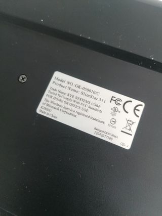 Teclado Computador Genius USB SlimStar