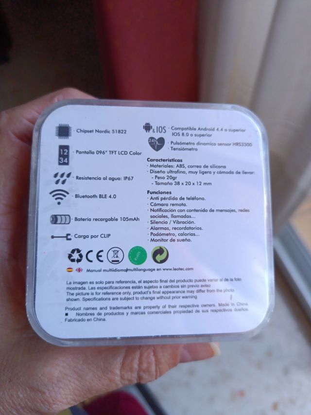 pulsera  fitness fashion health/tensiometro