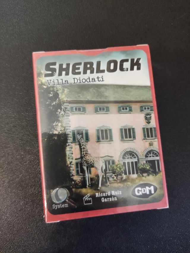 Juego de cartas Sherlock villa Diodati