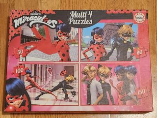 4 Puzzles de Ladybug 