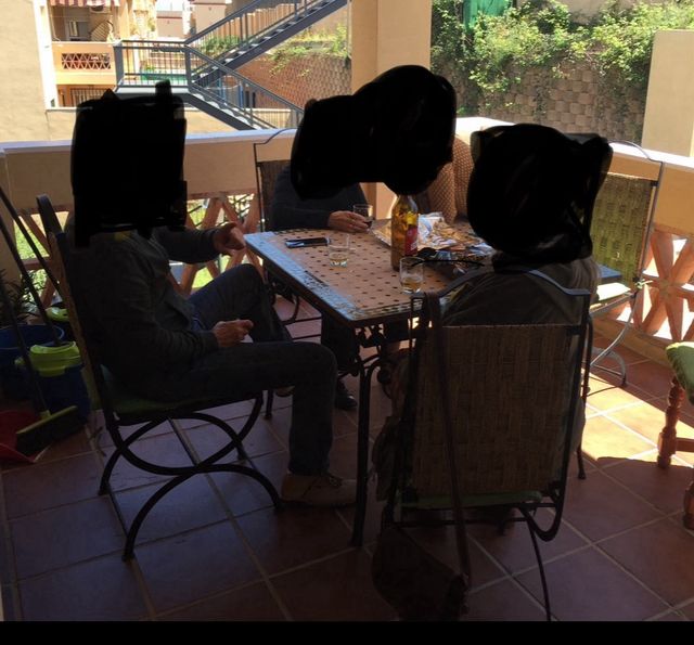 mesa marroquí mosaico