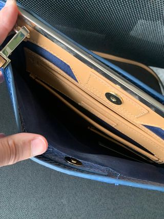 Bolso azul Zara