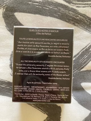 Perfume Quelques notes d’amour 30ml