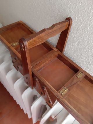 Costurero madera vintage