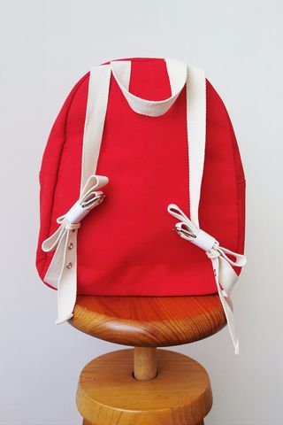 (NUEVA) Mochila ligera roja 100% algodón Pull&Bear