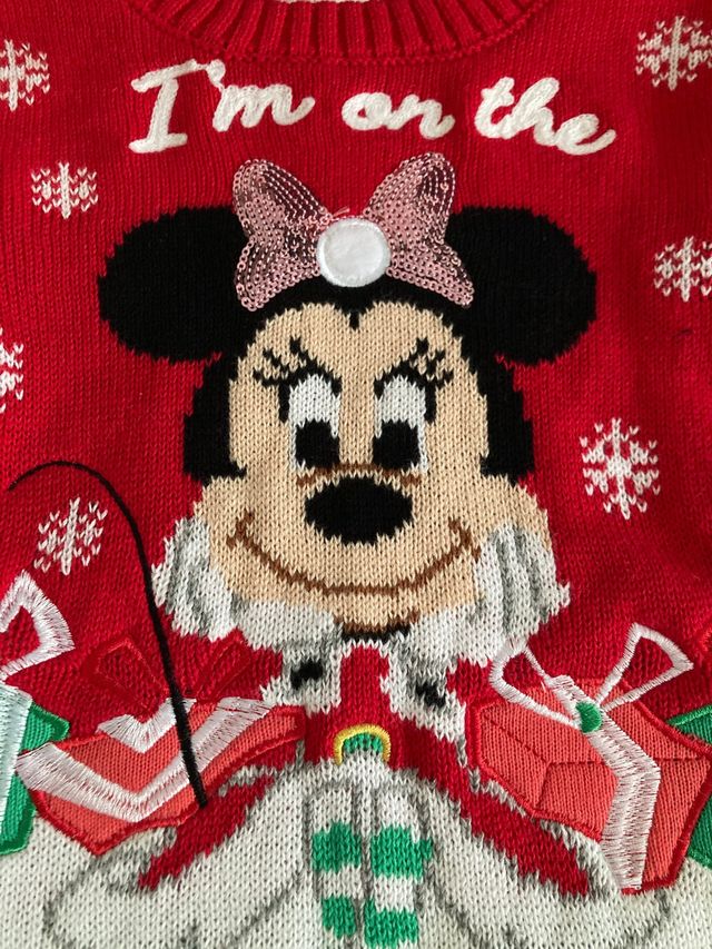 Jersey infantil Navidad Minnie