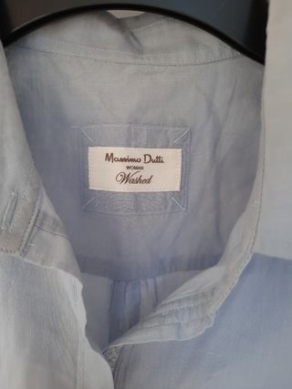 Camisa Azul de Massimo Dutti