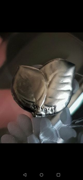 4 bicchieri liquore cristallo serigrafato, fiori