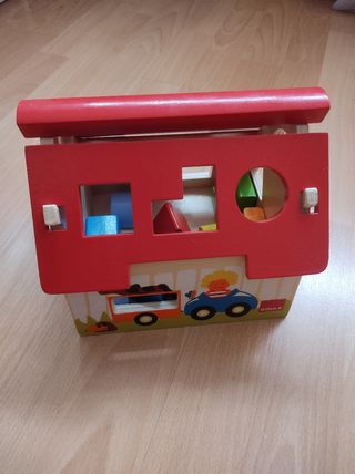 Juego madera casita