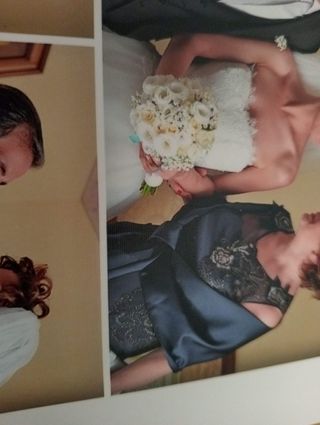 Abito da cerimonia in seta blu