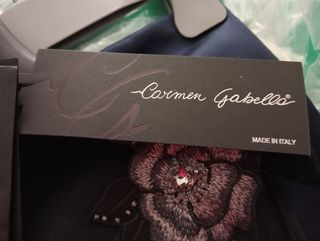 Abito da cerimonia in seta blu