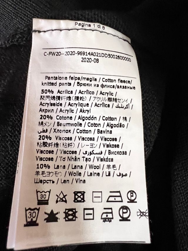 pantalone donna  in lana