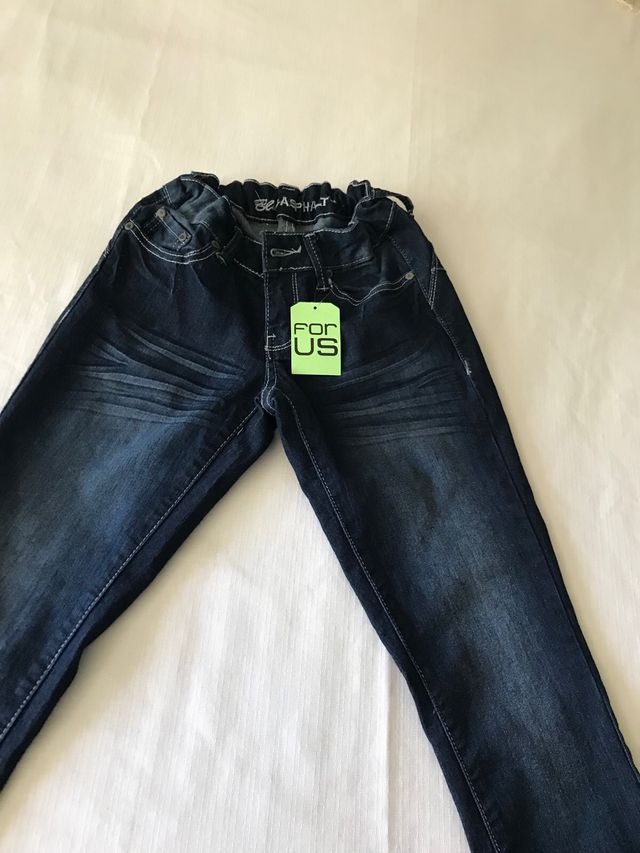 Vaquero niña talle bajo