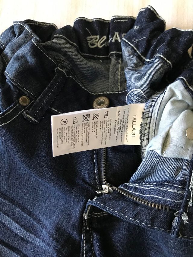 Vaquero niña talle bajo