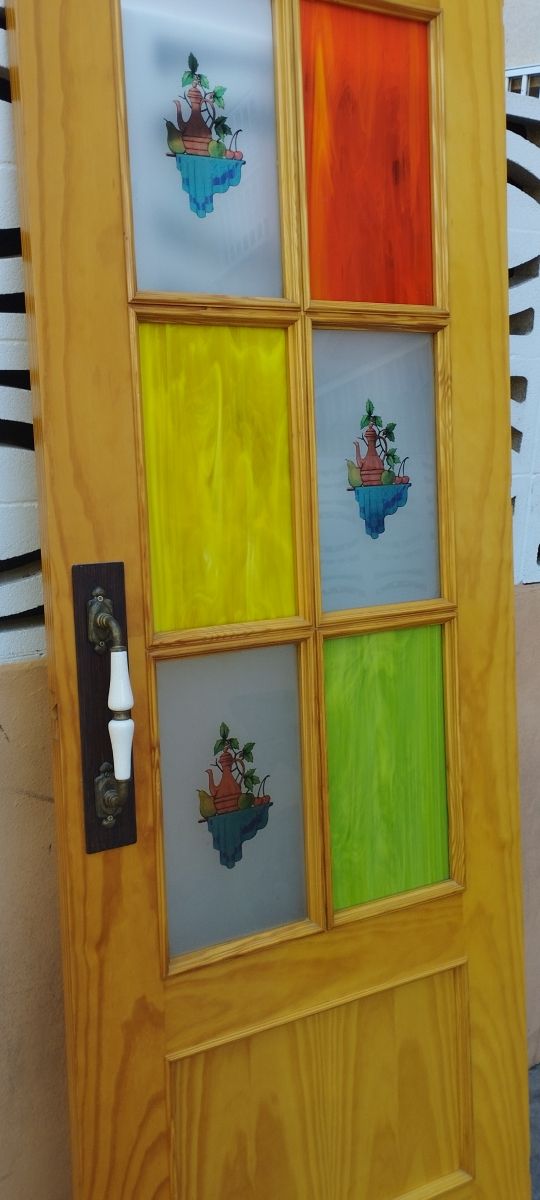 Porta scorrevole 2,04x0,72 in legno