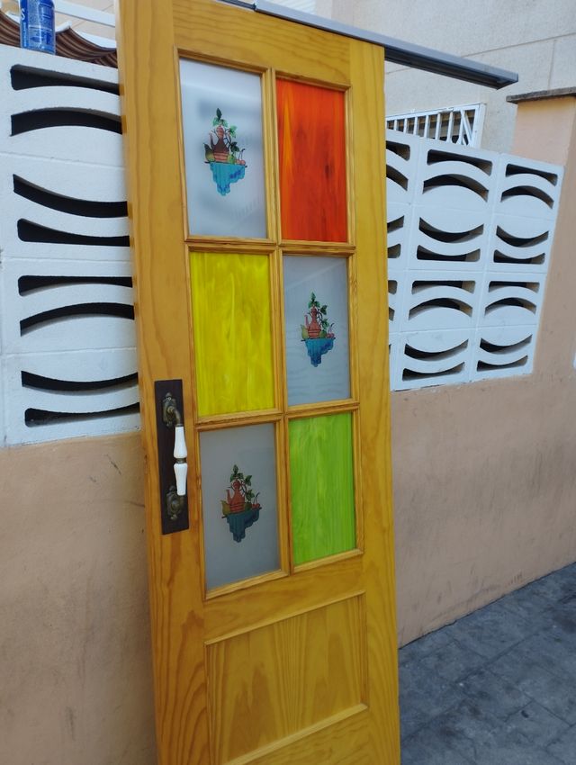 Porta scorrevole 2,04x0,72 in legno