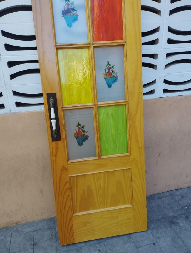 Porta scorrevole 2,04x0,72 in legno