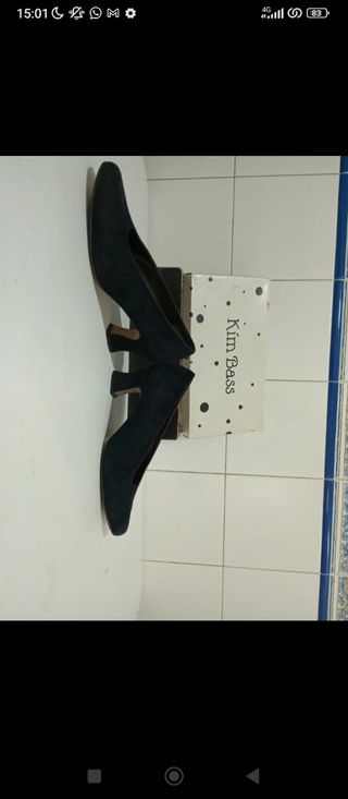 Tacones de ante kim bass