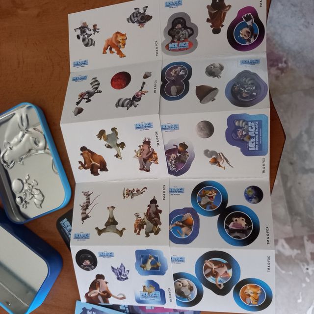 Stickers l'era glaciale