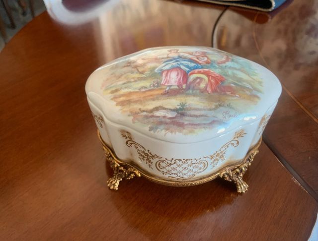 Porta Gioie porcellana R.limoges