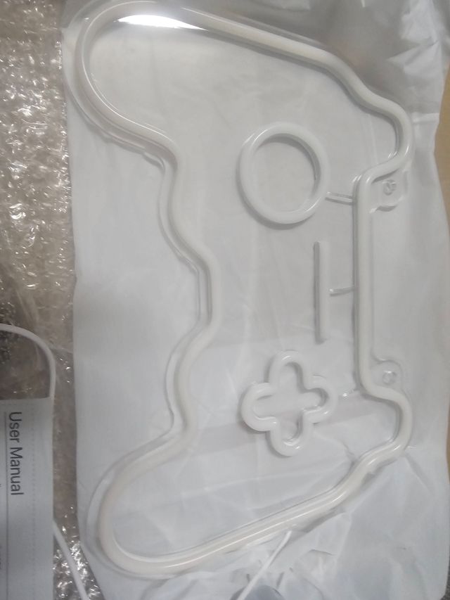 Neón mando de juego