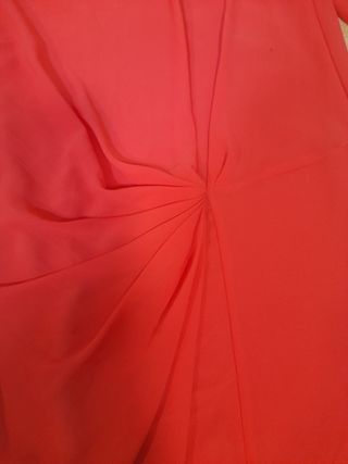 Vestido ZARA BASIC talla M rojo
