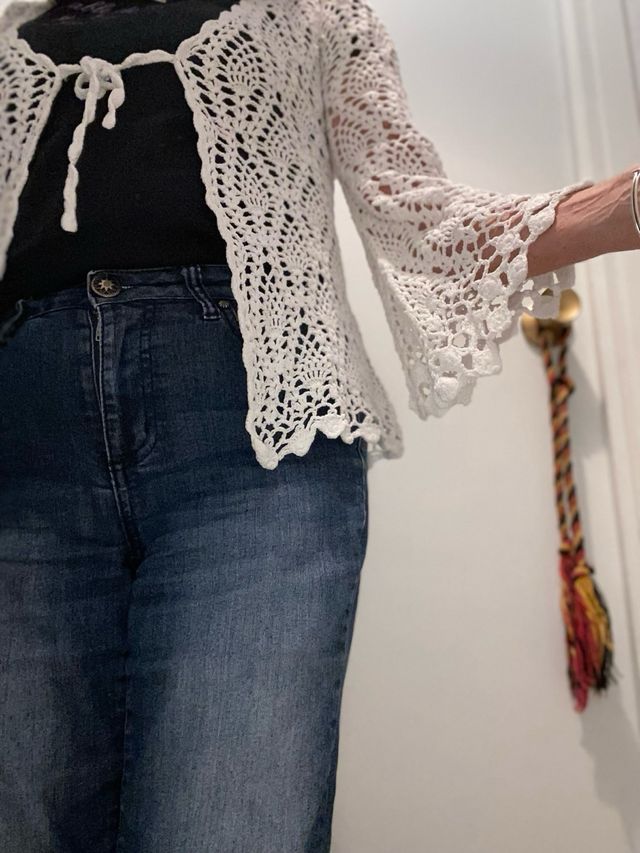 Rebeca de ganchillo talla S