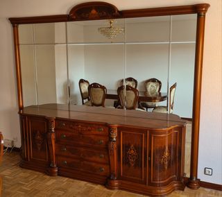 Salón clásico madera