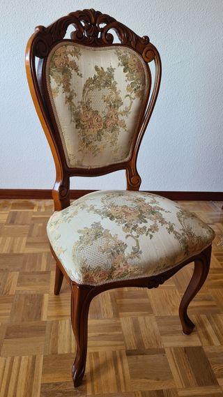 Salón clásico madera