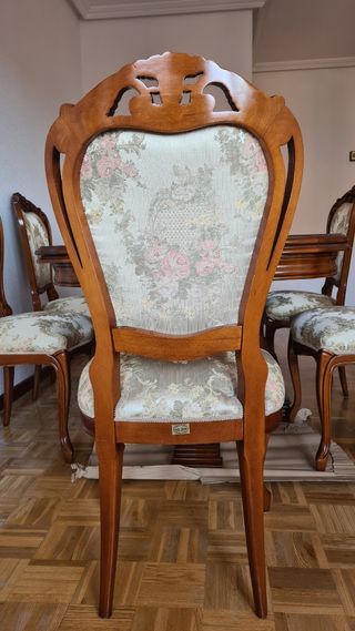 Salón clásico madera