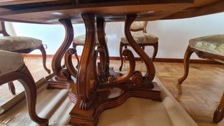 Salón clásico madera