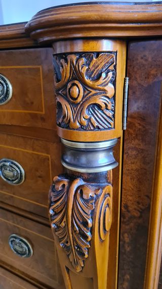 Salón clásico madera