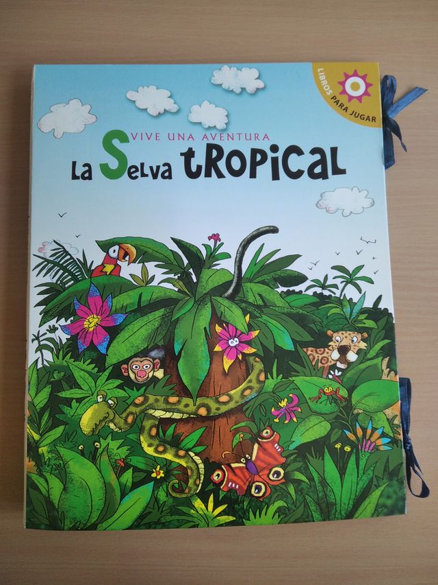 Libro 3D: Vive una aventura La selva tropical