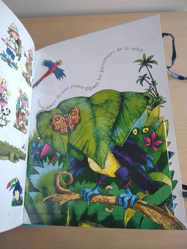 Libro 3D: Vive una aventura La selva tropical
