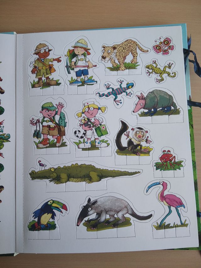 Libro 3D: Vive una aventura La selva tropical