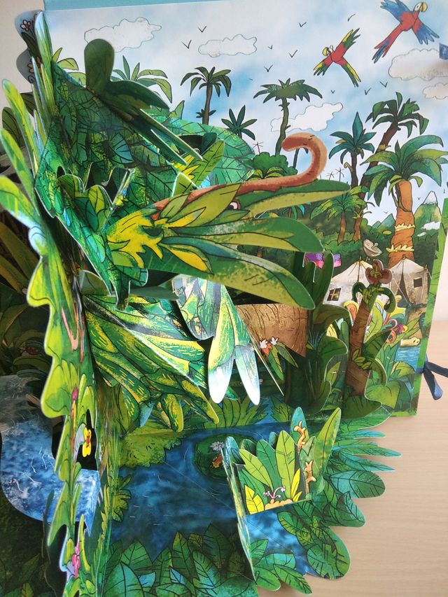 Libro 3D: Vive una aventura La selva tropical