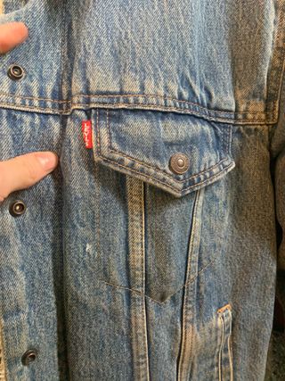 chaqueta vaquera con borrego Levis