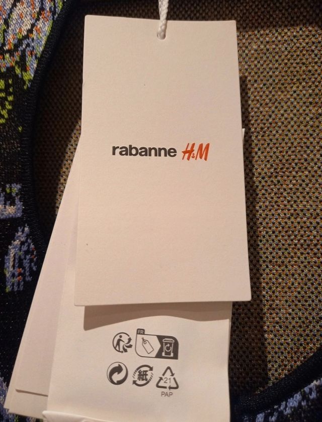 Vestido de Rabanne x H&M