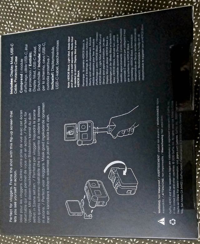 Gopro display Mod para Hero8 Black