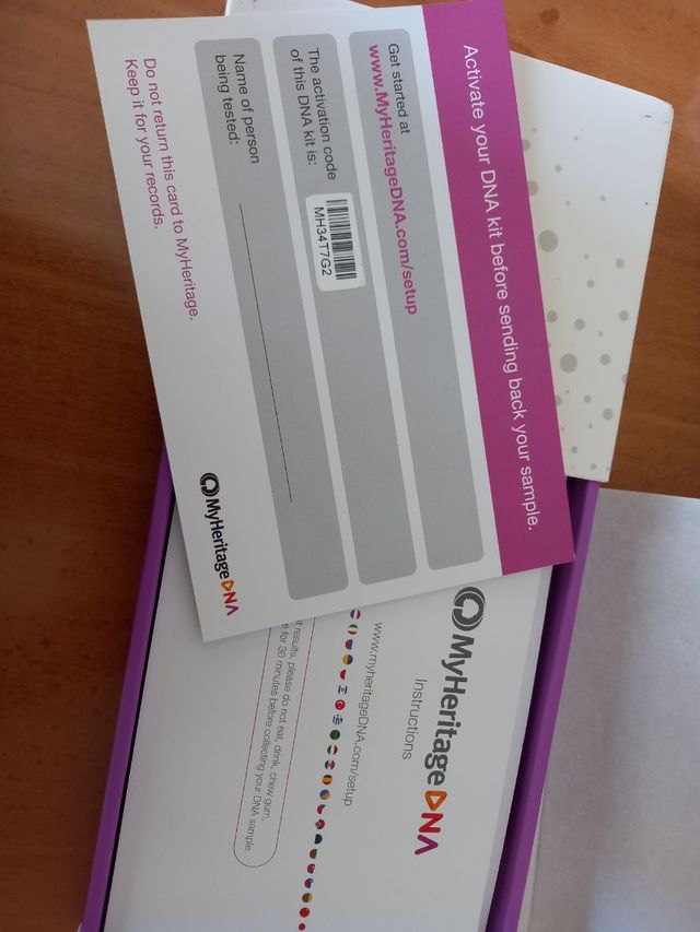 Test per ricerca albero genealogico