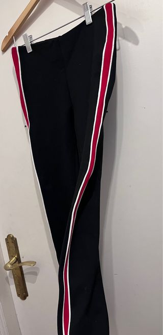 Legging , pantalón Zara con rayas verticales