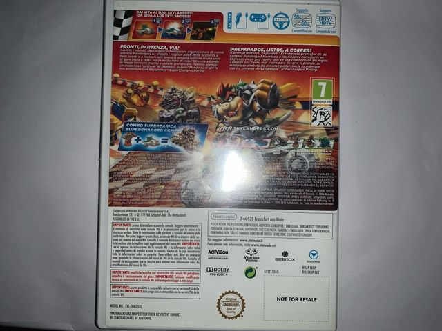 Skylanders superchargers juego wii
