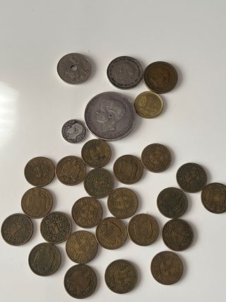lote de monedas antiguas