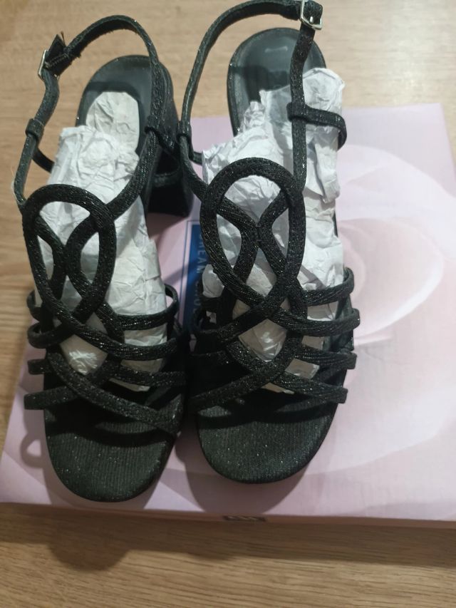 Zapatos fiesta brillante