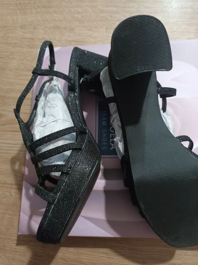 Zapatos fiesta brillante