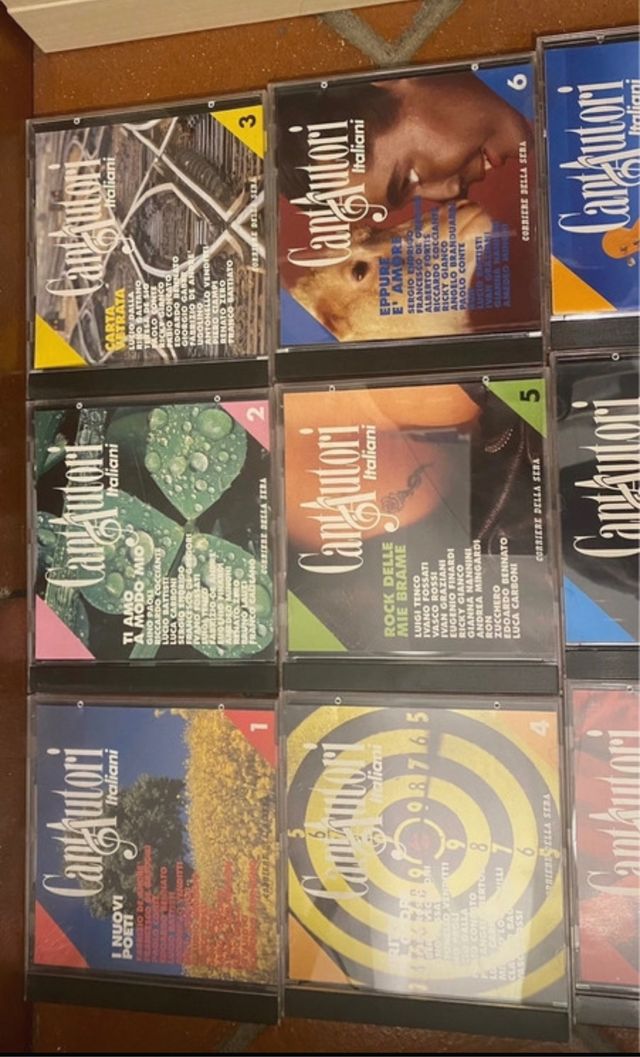 raccolta “ Cantautori italiani” in CD