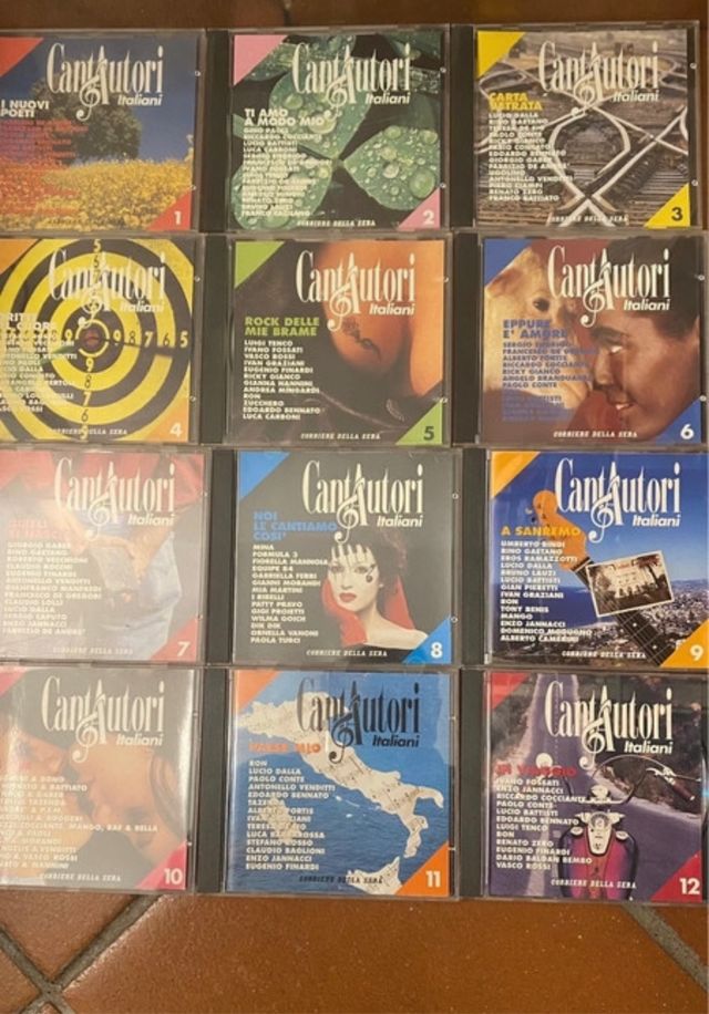 raccolta “ Cantautori italiani” in CD
